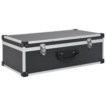 CD Case for 80 CDs Aluminum ABS Black