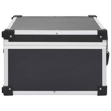 CD Case for 60 CDs Aluminum ABS Black