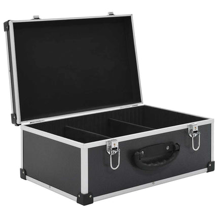 CD Case for 60 CDs Aluminum ABS Black
