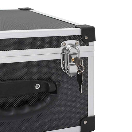 CD Case for 40 CDs Aluminum ABS Black