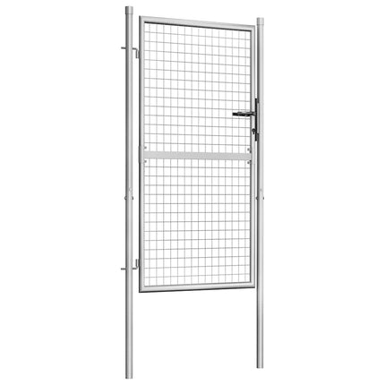 Garden Gate Galvanised Steel 39.4x59.1" Silver