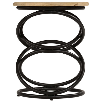 End Table Solid Mango Wood 15.7"x19.7