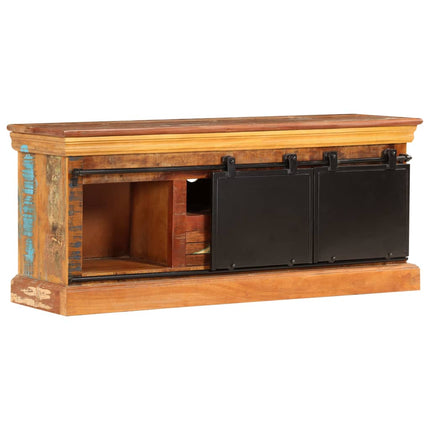 TV Stand 43.3"x11.8"x17.7" Solid Wood Reclaimed