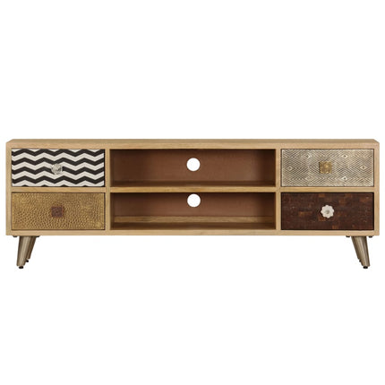 TV Stand 47.2"x11.8"x15.7" Solid Wood Mango