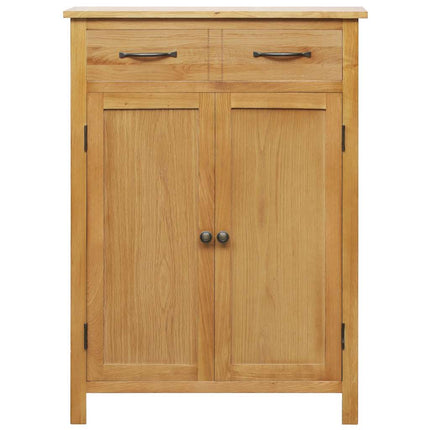 Shoe Cabinet 29.9"x14.6"x41.3" Solid Oak Wood
