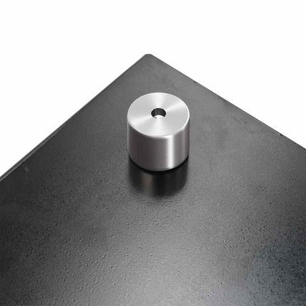Kitchen Backsplash Black 35.4"x15.7" Tempered Glass