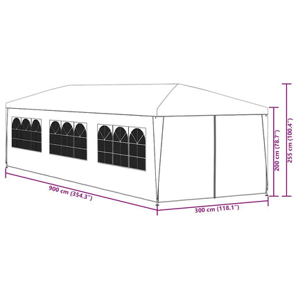 Party Tent 10'x30'Blue