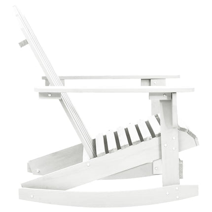 Patio Rocking Chair Wood White