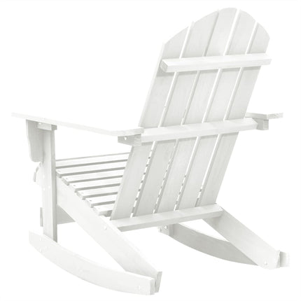Patio Rocking Chair Wood White