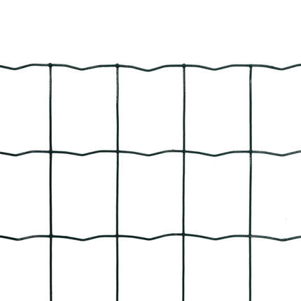 Euro Fence Steel 32.8ftx3.3ft Green