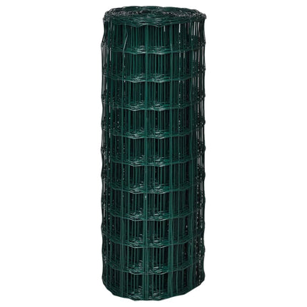 Euro Fence Steel 32.8ftx3.3ft Green