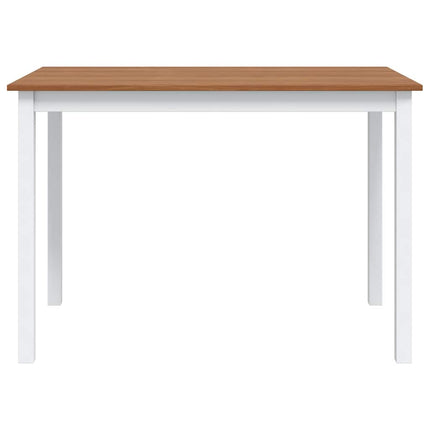 Wooden Table with 4 Wooden Chairs Furniture Set Brown