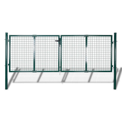 Garden Mesh Gate Fence Door Wall Grille 118.1x29.5