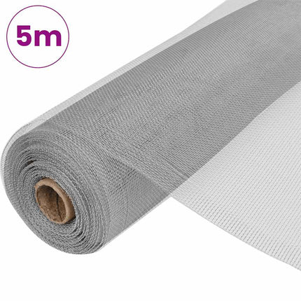 Mesh Screen Aluminum 39.4"x196.9" Silver