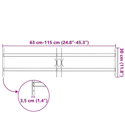 Adjustable Security Grille for Windows with 2 Crossbars 27.6"-41.3