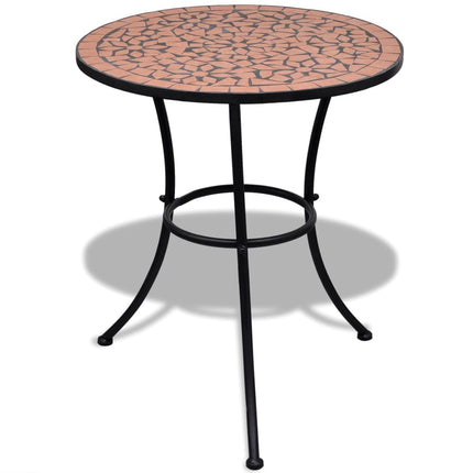 Bistro Table Terracotta 23.6" Mosaic