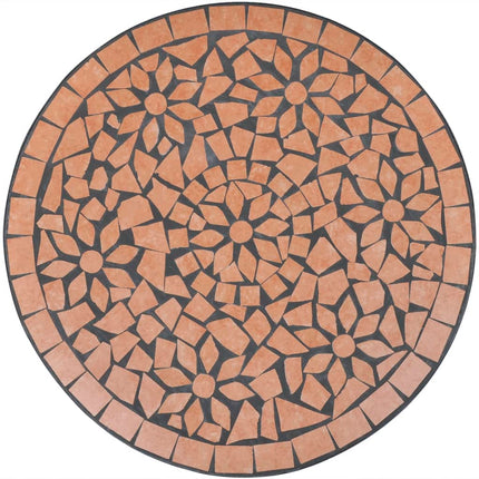 Bistro Table Terracotta 23.6" Mosaic