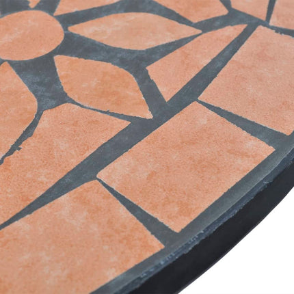 Bistro Table Terracotta 23.6" Mosaic