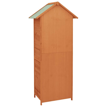 Patio Storage Cabinet Brown 16.7"x25.2"x74.8