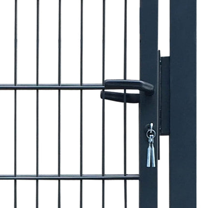 2D Fence Gate (Single) Anthracite Grey 39.4x47.2