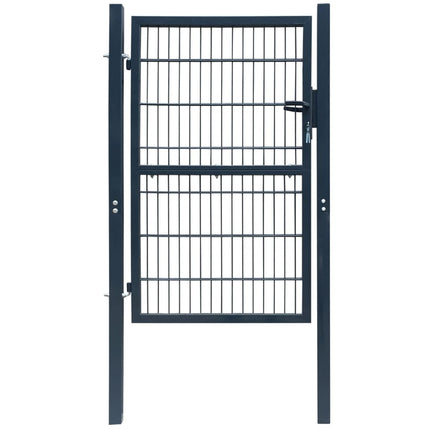 2D Fence Gate (Single) Anthracite Grey 39.4x55.1