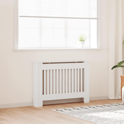 White Radiator Cover Heating Cabinet 44.1" Engineered Wood