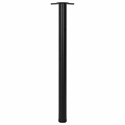 4 Height Adjustable Table Legs Black 34.3