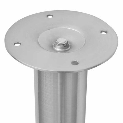 2 Telescopic Table Legs Stainless Steel 28"-43.3