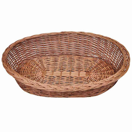 Willow Dog Basket/Pet Bed Natural 35.4