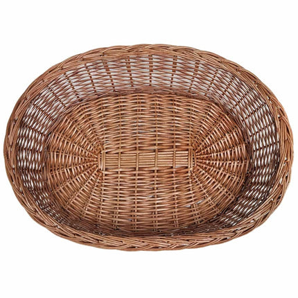 Willow Dog Basket/Pet Bed Natural 35.4