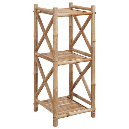 3-Tier Bamboo Shelf Square