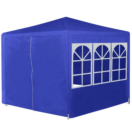 Marquee with 6 Side Walls Blue 6.6'x6.6'