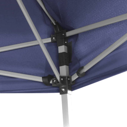 Hexagonal Pop-Up Marquee with 6 Sidewalls Dark Blue 11.8'x10.2'