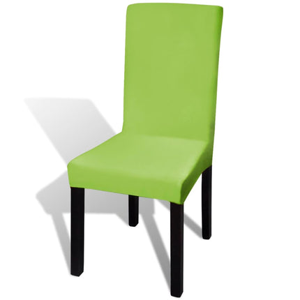 Chair Cover Set of 6 Apple green 90% Polyester, 10% Elastane