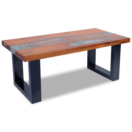 Coffee Table Teak Resin 39.4"x19.7