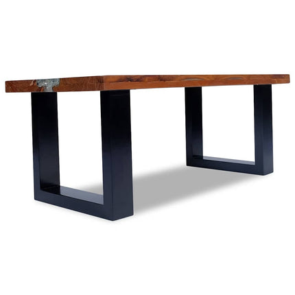 Coffee Table Teak Resin 39.4"x19.7