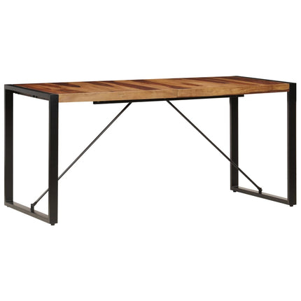 Dining Table 63"x31.5"x29.5" Solid Acacia Wood