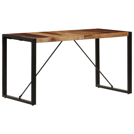 Dining Table 55.1"x27.6"x29.5" Solid Acacia Wood