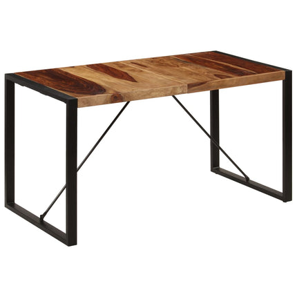 Dining Table 55.1"x27.6"x29.5" Solid Acacia Wood