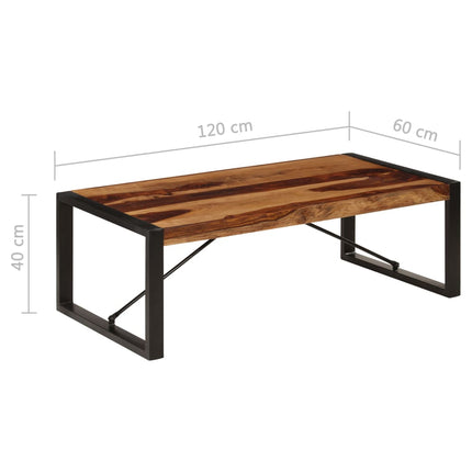 Coffee Table 47.2"x23.6"x15.7" Solid Acacia Wood