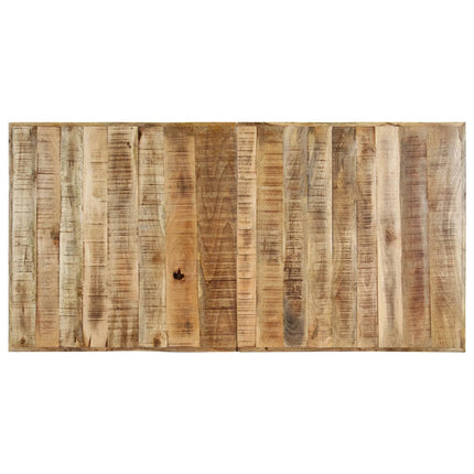 Dining Table 63"x31.5"x29.5" Solid Rough Mango Wood