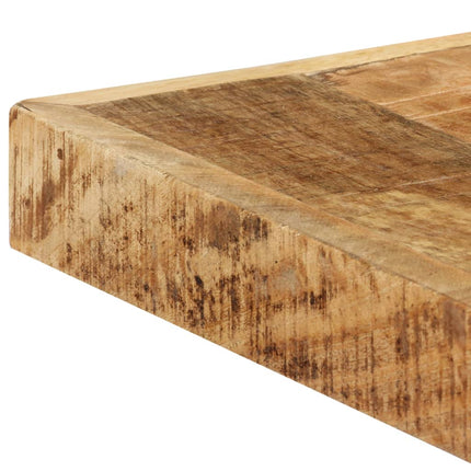 Dining Table 63"x31.5"x29.5" Solid Rough Mango Wood