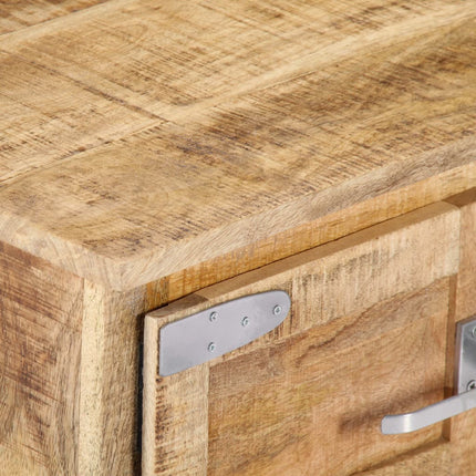 Coffee Table 27.6"x27.6"x11.8" Solid Mango Wood