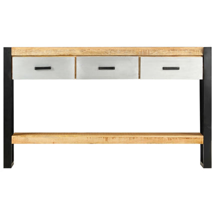 Console Table 51.1"x11.8"x29.9" Solid Mango Wood
