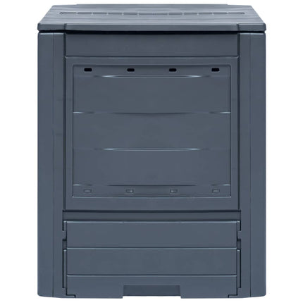 Garden Composter Gray 23.6"x23.6"x28.7" 68.7 gal