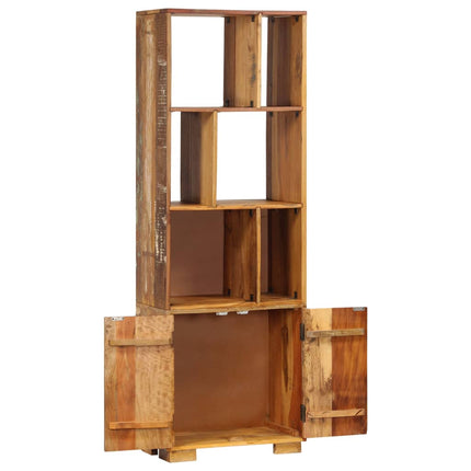Bookshelf 23.6"x13.8"x70.9" Solid Reclaimed Wood
