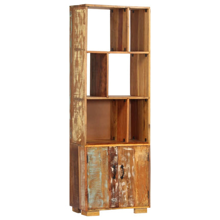 Bookshelf 23.6"x13.8"x70.9" Solid Reclaimed Wood