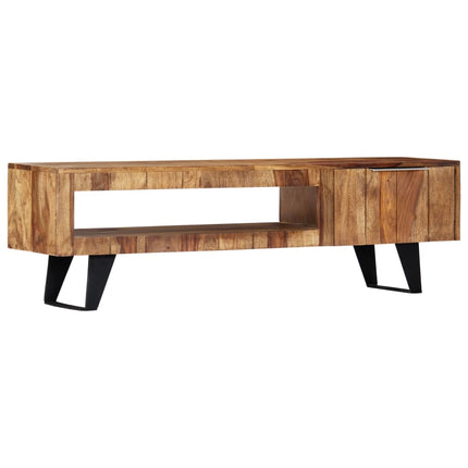 TV Stand 55.1"x11.8"x15.7" Solid Wood Acacia
