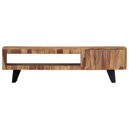 TV Stand 55.1"x11.8"x15.7" Solid Wood Acacia