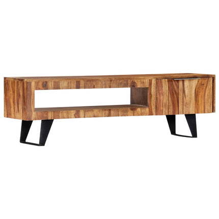 TV Stand 55.1"x11.8"x15.7" Solid Wood Acacia